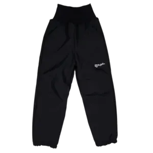 Dětské softshellové kalhoty černé